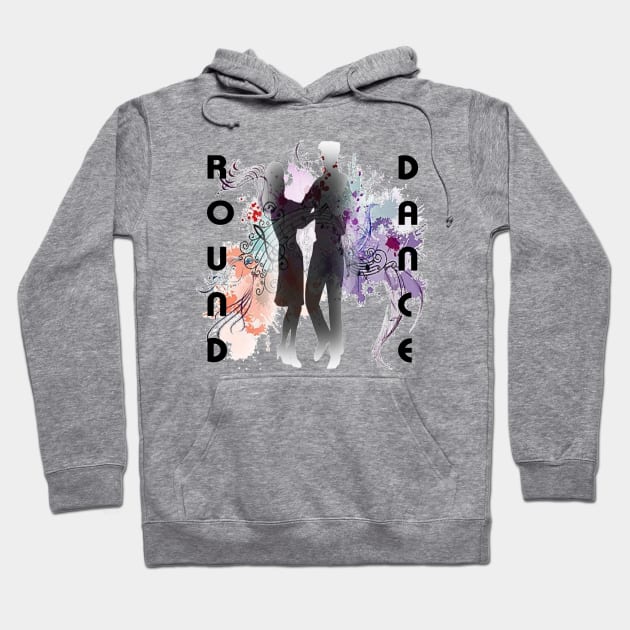Round Dance Multi Hoodie by DWHT71